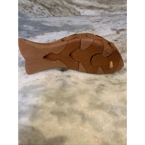 3D Jigsaw Fish Wooden Puzzle #fish #games #toys #jigsaw - Picture 5 of 5